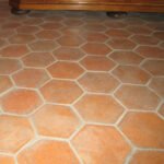 Hexagon Clay Floor Tiles 6×6