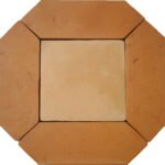 Picket and Square Clay Floor Tiles