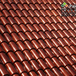 Spanish Glazed Roof Tile 9"