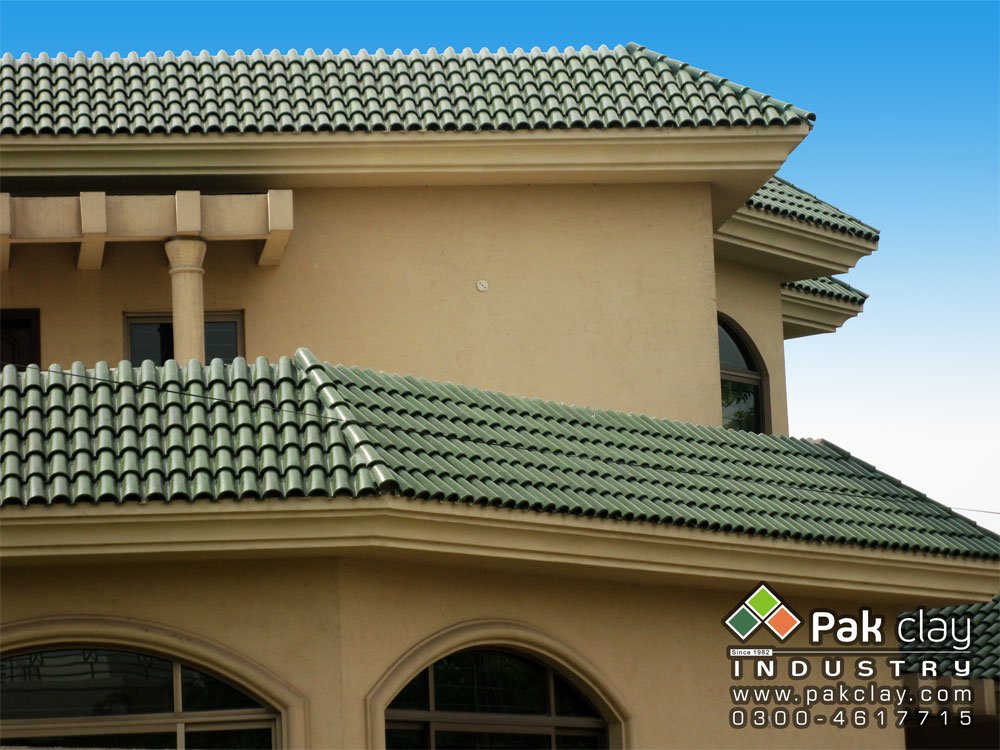 Spanish Glazed Roof Tile 11"
