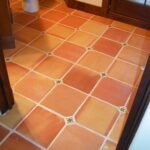 Cut Edge Natural Clay Terracotta Bathroom Floor Tiles Lahore