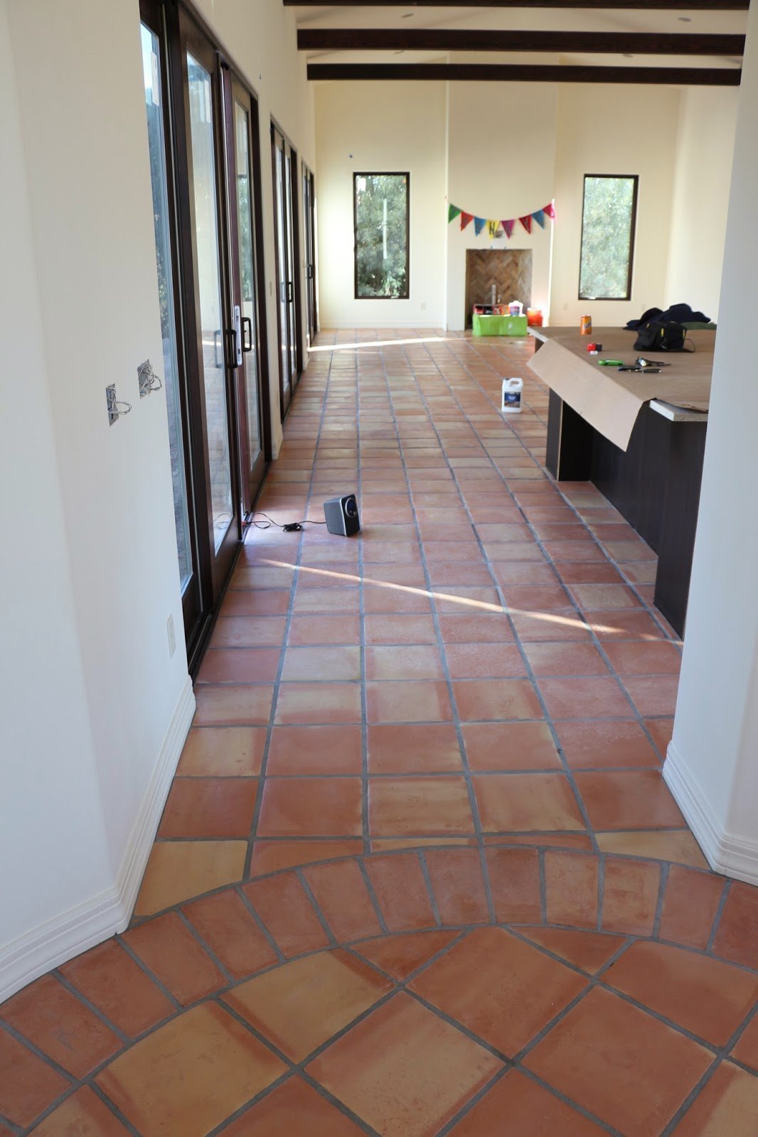 12x12 inch Terracotta Living Room Floor Tile