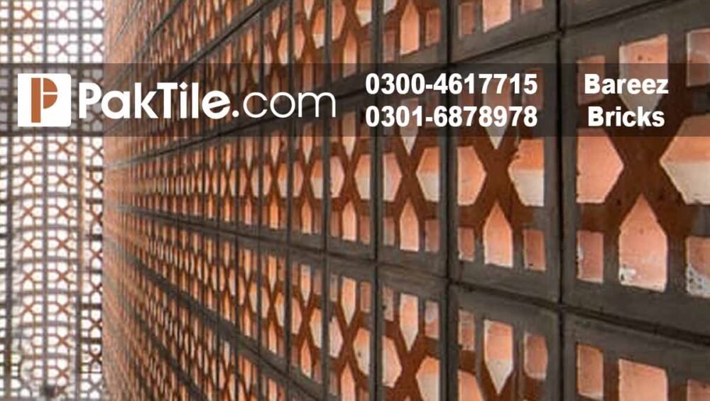 Clay jali tiles