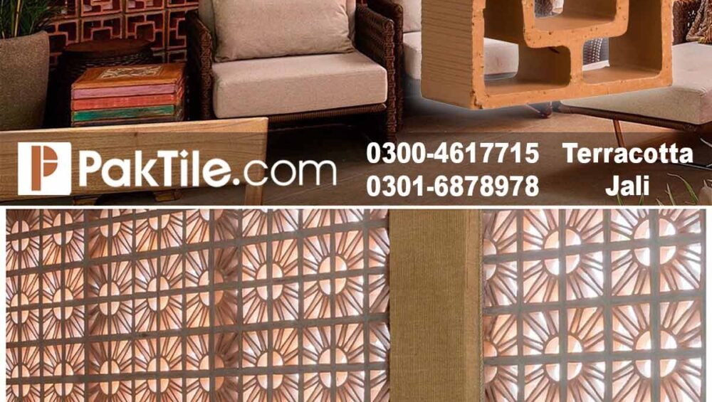 Clay jali tiles in lahore