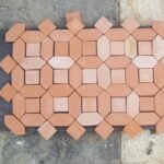 Picket and Square Terracotta Tile 6x6 inch Pakistan