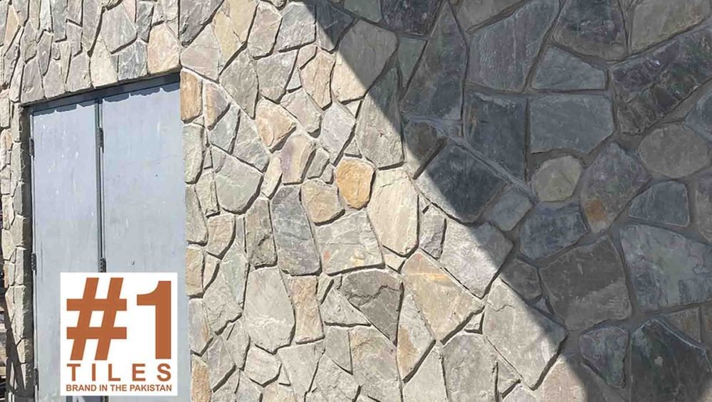 Stone tiles for walls